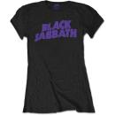 Black Sabbath - Wavy Logo Damen Shirt Gr. L