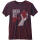 Green Day - American Idiot Burnout Navy/Red T-Shirt