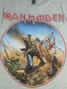 Iron Maiden - The Trooper Vintage Circle Grey T-Shirt