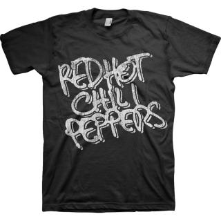 Red Hot Chili Peppers - Black & White Logo T-Shirt