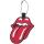 Rolling Stones, The - Classic Tongue Red Patch Keyring Schlüsselanhänger ca. 5.8cm x 8.4cm