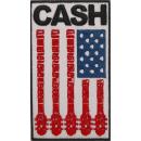 Johnny Cash - Flag Patch Aufnäher ca. 6,3x 9,2cm