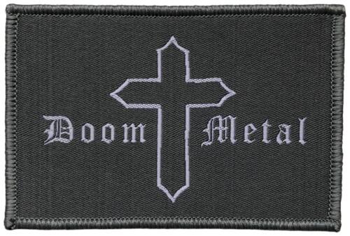 Generic - Doom Metal Aufnäher Patch ca. 10,1x 6,8cm