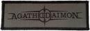 Agathodaimon - Logo Black & Grey Aufnäher Patch...