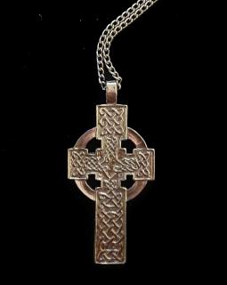 Keltischer Anhänger mit Kette 3 Keltenkreuz