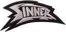 Sinner - Logo Cut-Out Aufnäher Patch ca. 10,5x 5,2cm