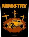 Ministry - Jesus Built My Hot Rod Backpatch...