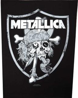 Metallica - Raiders Skull Backpatch Rückenaufnäher