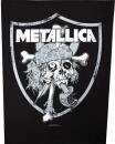 Metallica - Raiders Skull Backpatch R&uuml;ckenaufn&auml;her