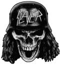 Slayer - Wehrmacht Skull Cut-Out Aufnäher