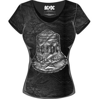 AC/DC - Hells Bells Vintage Damen-Shirt Gr. XL