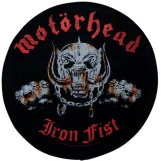 Motörhead - Iron Fist Skull Backpatch Rückenaufnäher