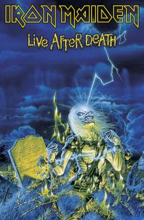 Iron Maiden - Live After Death Posterflagge
