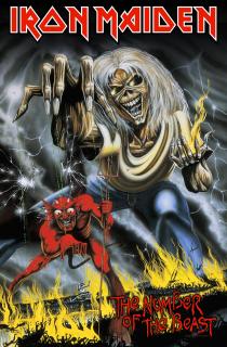 Maiden Bandana Iron Maiden The Number Of The Beast Bandanas/ Biker Kopftuch 