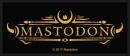 Mastodon - Logo Patch Aufnäher
