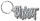 Slipknot - Silver Logo Schlüsselanhänger