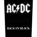 AC/DC - Back In Black -  Backpatch Rückenaufnäher