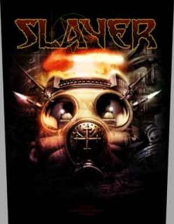 Slayer - Gasmask -  Backpatch Rückenaufnäher