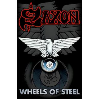 Saxon - Wheels Of Steel Posterflagge