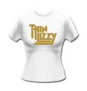 Thin Lizzy - Gold Logo Damen Shirt Gr. M