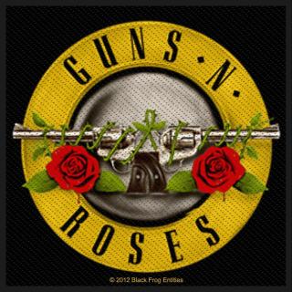 Guns N Roses - Bullet Logo -  Patch Aufn&auml;her
