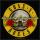 Guns N Roses - Bullet Logo -  Patch Aufnäher