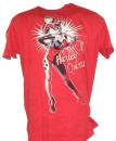 Film: Suicide Squad - Harley Quinn Vintage Red T-Shirt