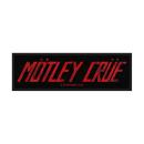 Mötley Crüe - Logo Patch Aufnäher  ca. 15x...