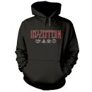 Led Zeppelin - Logo Symbols Kapuzenpullover