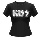 KISS - Distressed Logo Damen Shirt Gr. M