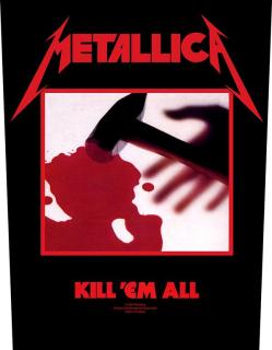 Metallica - Kill Em All Backpatch Rückenaufnäher