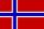 Länderflagge - Norwegen -