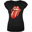The Rolling Stones - Classic Tongue Damen Shirt Gr. L