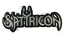 Satyricon - Logo Cut Out Patch Aufnäher ca. 12x 4,5cm