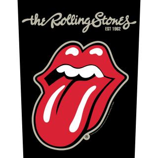 The Rolling Stones - Plastered Tongue Backpatch Rückenaufnäher