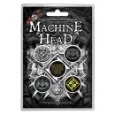 Machine Head - Crest Button-Set